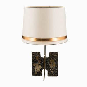 French Cast Bronze Table Lamp, 1970