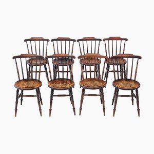 Chaises de Salle à Manger Antiques, 1890s, Set de 8