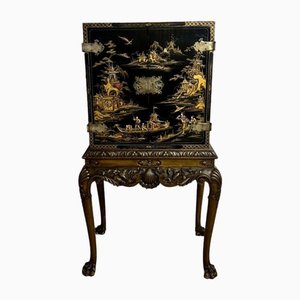 Antique Edwardian Chinoiserie Cabinet, 1900