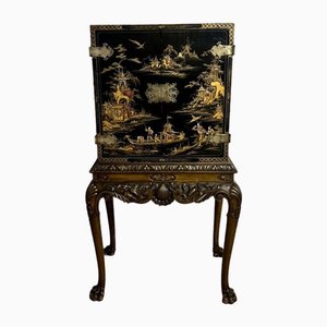 Meuble Édouardien Antique pour Chinoiseries, 1900