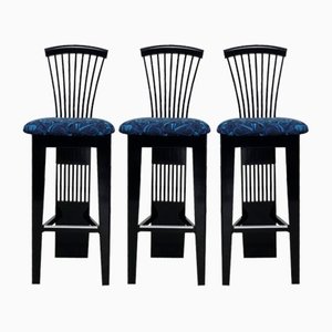 Postmodern Bar Stools by Pietro Constant, 1980s, Set of 3