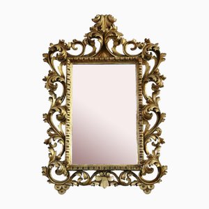 Large Antique Gilt Overmantle Wall Mirror