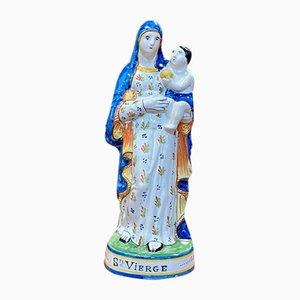 Sainte Vierge in Quimper Earthenware