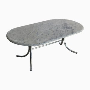 Vintage Swedish Coffee Table in Marble, 1960s