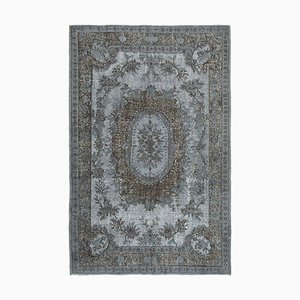 Tapis Fait Main Gris en Laine, Turquie, 1960s