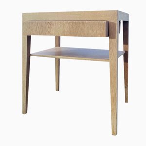 Small Mid-Century Danish Nightstand in Oak by Severin Hansen for Haslev Møbelsnedkeri, 1960s