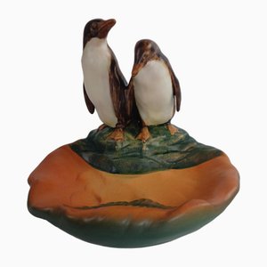 Posacenere Penguin Art Nouveau di P. Ipsens Enke, anni '20