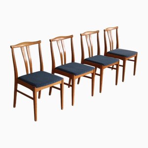 Vintage Swedish Dining Chairs, 1960s, Set of 4