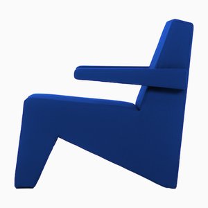 Kubischer Sessel in Blau von Moca