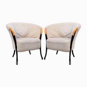 Progetti Armchairs by Umberto Asnago for Giorgetti, 1980s, Set of 2