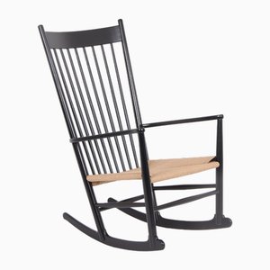 Sedia a dondolo J16 di Hans J. Wegner per Fdb, Danimarca, anni '40