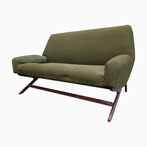 2 Seater Sofa Base in Wooden Support by Gianfranco for Cassina, 1950s