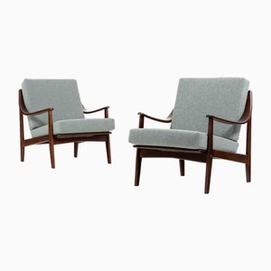 Danish Lounge Chairs, 1960s, Set of 2