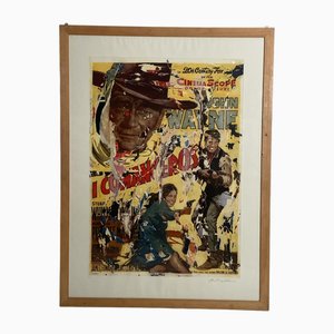 Mimmo Rotella, I Comanceros, 1996, Serigraphie, gerahmt