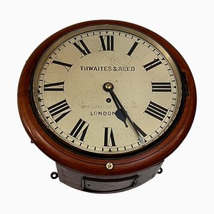 19th Century Wall Clock from Thwaites and Reed, 1890s