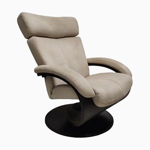 Fauteuil Pivotant Inclinable Vintage Modèle Relax Ciao avec Structure en Teck de Tajoma