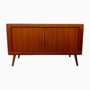 Dänisches Sideboard aus Teak mit Blindtüren, 1989