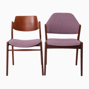 Vintage Chairs in Teak from Wilkhahn, Germany, 1960s, Set of 2