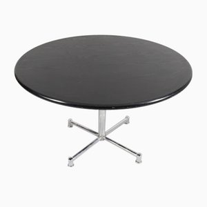 Three-Point Art Collection Round Dining Conference Table by Walter Knoll, 1980s