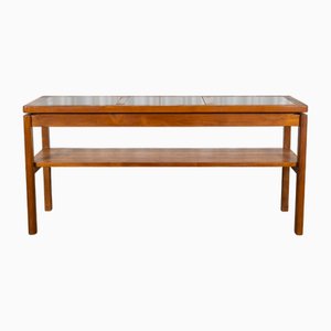 Scandinavian Console with Double Trays, 1960s