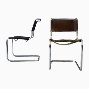Set of S33 Chairs by Mart Stam for Thonet, 1950s