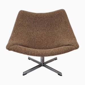 Silla Oyster con base en cruz de Pierre Paulin para Artifort, 1965