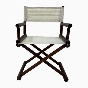 Vintage Wooden Folding Director Chair, 1970s