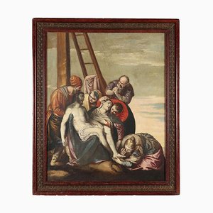 Die Absetzung Christi, 1700er, Öl auf Leinwand, Gerahmt