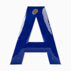 Enameled Letter A, 1970s