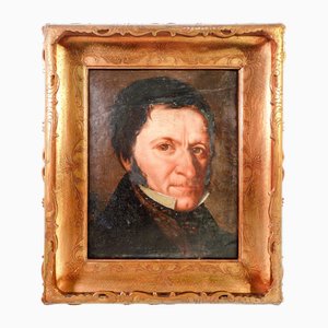 Portrait of Man, Oil on Canvas, Early 1800s, Framed