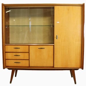 Vintage Highboard with Glass