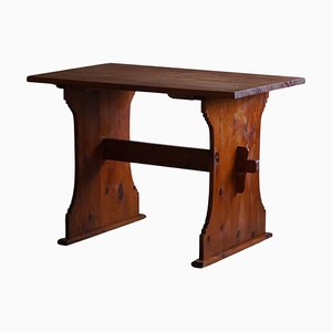 Swedish Modern Pine Desk in the style of Axel Einar Hjorth, 1940s