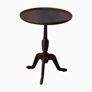 Table d'Appoint Ronde Modèle 210 en Hêtre Teinté par Anton Kildeberg, 1960s