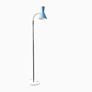 Stilnovo Floor Lamp with Adjustable Arm and Marble Base, 1950