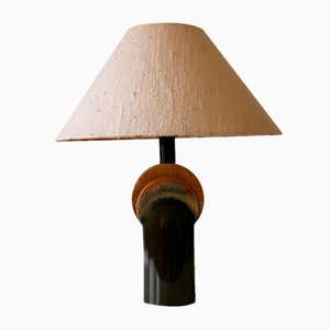 Moderne Mid-Century Tischlampe aus Keramik von Leola Design, Deutschland, 1960er