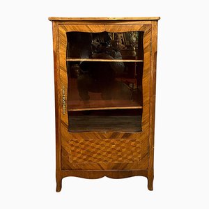 Louis XV Marquetry Bookcase, 1850s