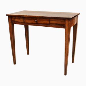 18th Century Directorate Table Desk in Walnut, Italy