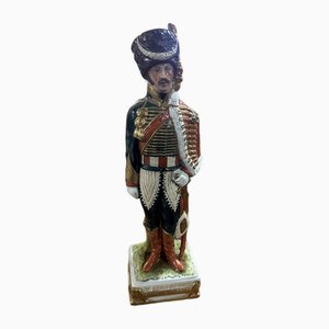 Figurine De Beauharnais Colorée Décorée en Porcelaine de Scheibe-Alsbach Thuringe