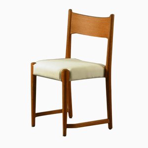 Fully Restored Vintage Danish Dining Chair of Aarhus City Hall by H. J. Wegner for Plan Møbler, 1940s