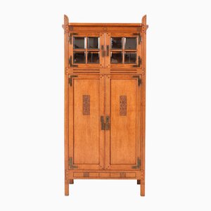 Arts & Crafts Oak Bookcase by Willem Penaat for FA. Haag & Zn Amsterdam, 1897