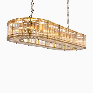 Hollywood Regency Hanging Lamp with 12 Lights