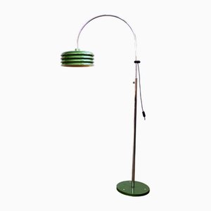 Lampadaire Ajustable en Hauteur Vert de Borsfay, 1970s