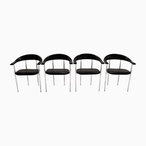P40 Armchairs by Vegni & Gaktierotti for Fasem, 1990s, Set of 4