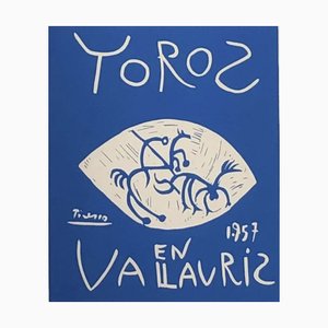 Lithographie Pablo Picasso, Toros à Vallauris, 1959