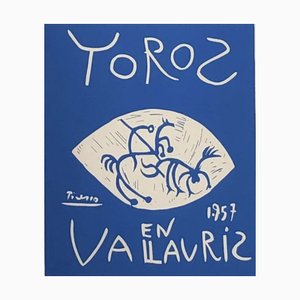Pablo Picasso, Toros at Vallauris, Litografía, 1959