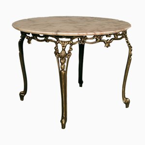 French Louis XV Belle Epoque Cocktail Table in Bronze from Maison Baguès, 1890s