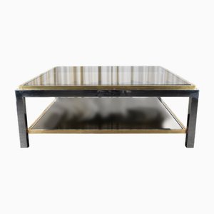 Brass Coffee Table by Jean Charles, France, 1970s