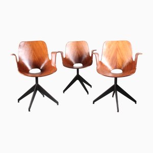 Medea Chairs by Vittorio Nobili for Fratelli Tagliabue, Set of 3