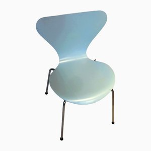 Silla modelo 3107 de Arne Jacobsen para Fritz Hansen, años 80