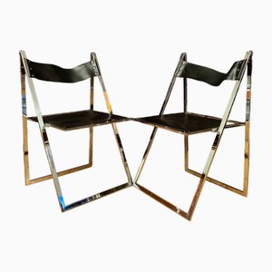 Set of Elios Chairs attributed to Fontoni & Geraci, Italy, 1960s